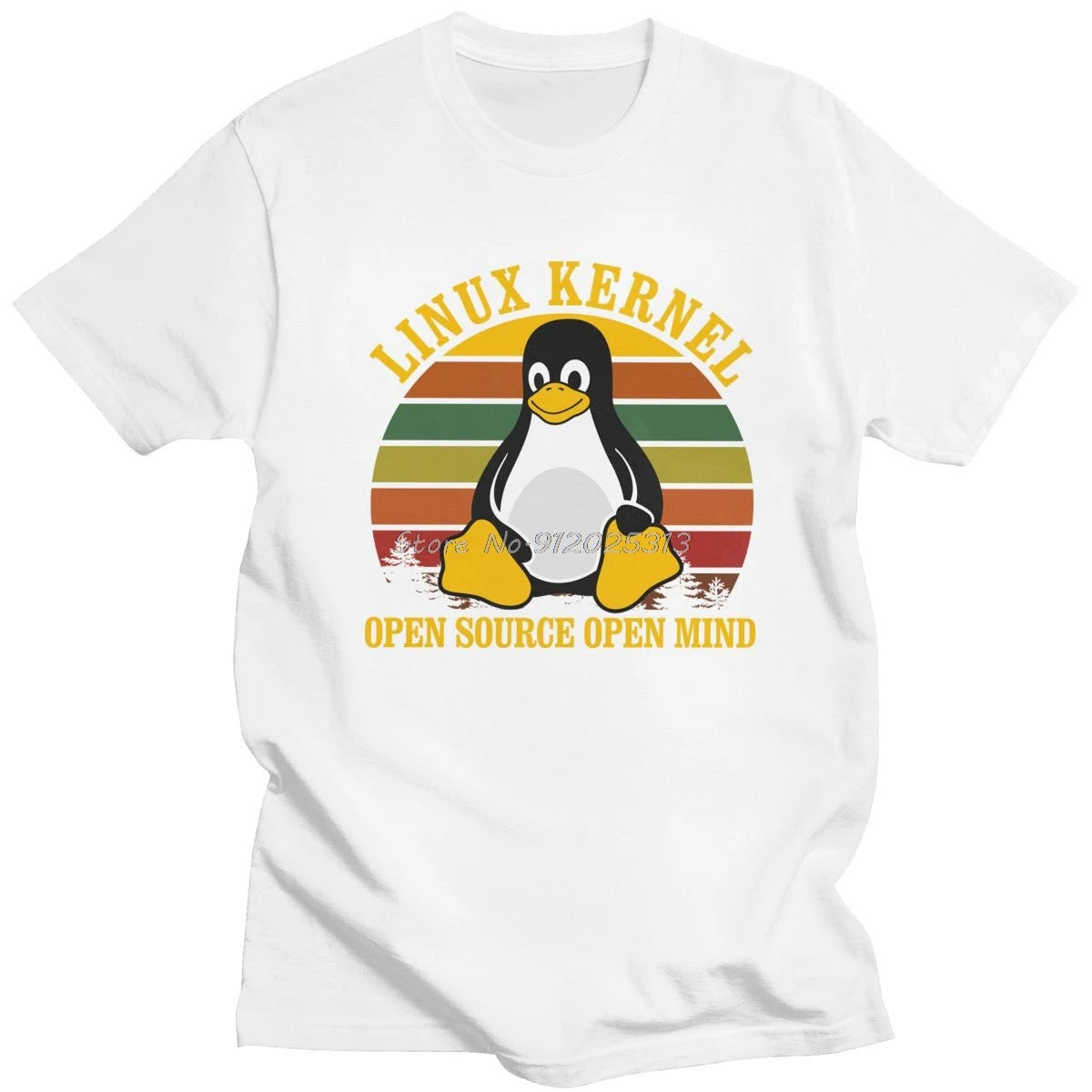 Funny Retro Linux T Shirt Cotton Programmer Tee