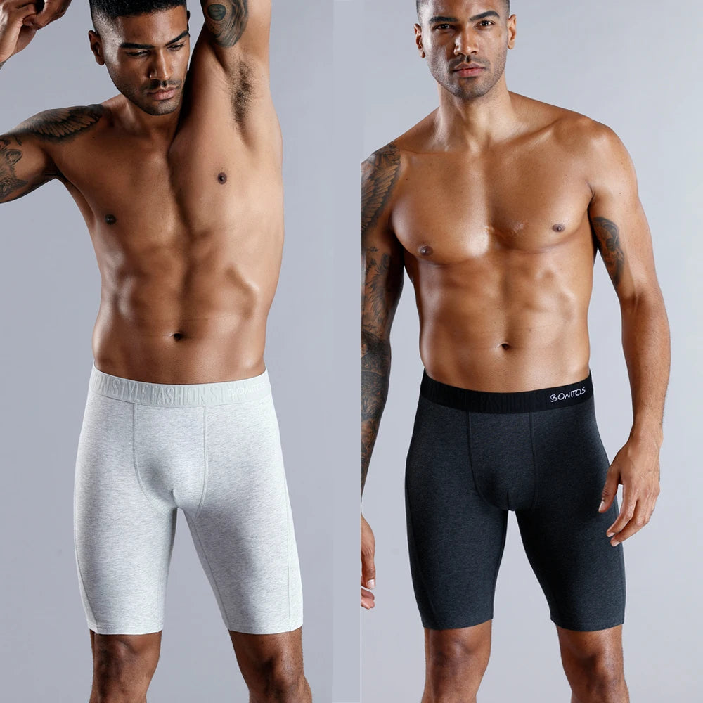 Men's Cotton Boxer Shorts B7 White