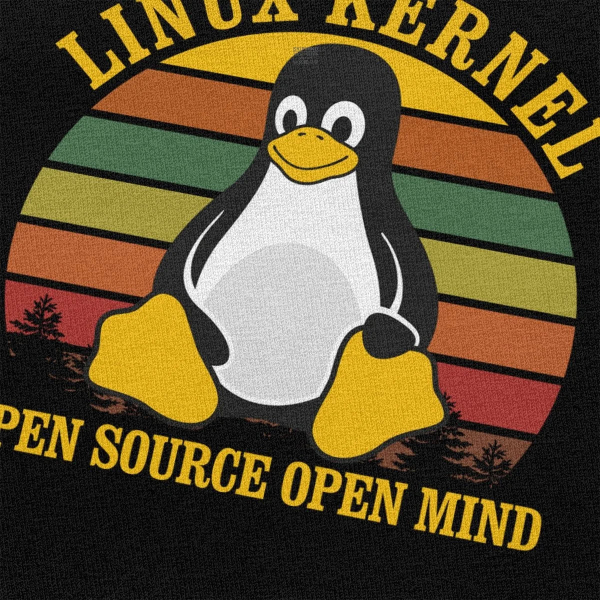 Funny Retro Linux T Shirt Cotton Programmer Tee