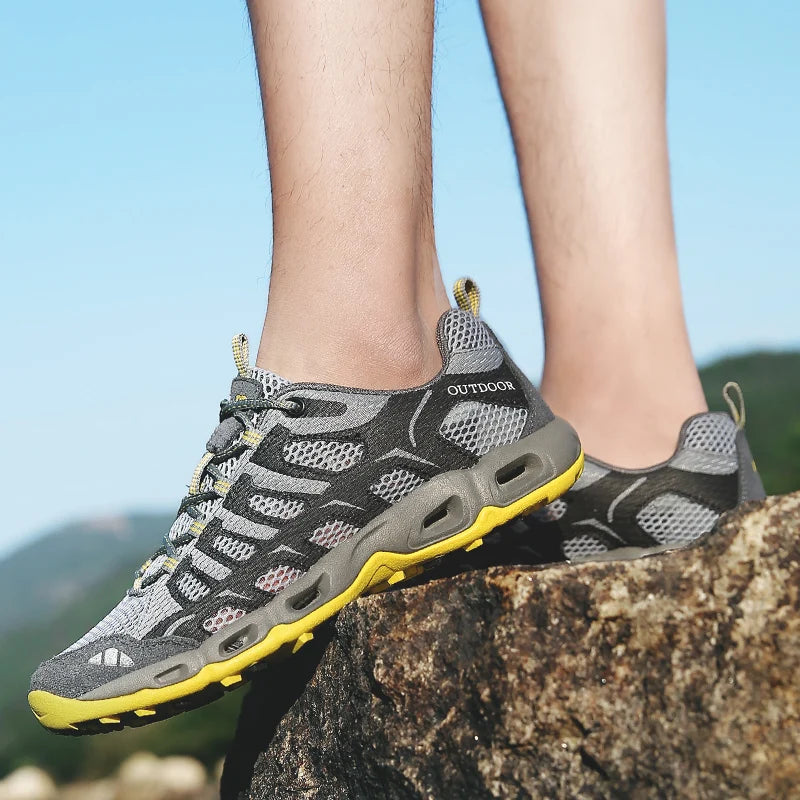 Men's Summer Sneakers Comfortable Mesh Casual Shoes Size 36-46
