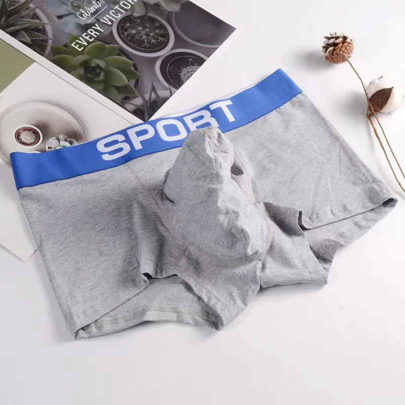 Underwear for men Sexy Organic Cotton Boxers Shorts Underpants mens Soft  Man for boys Men Freegun U Convex Elephant Trunk nose