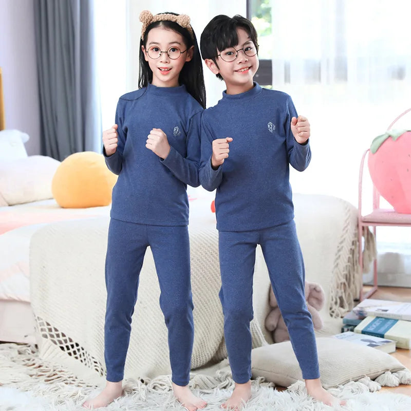Children's Thermal Underwear Set Autumn And Winter Thick Boy And Girls Clothing