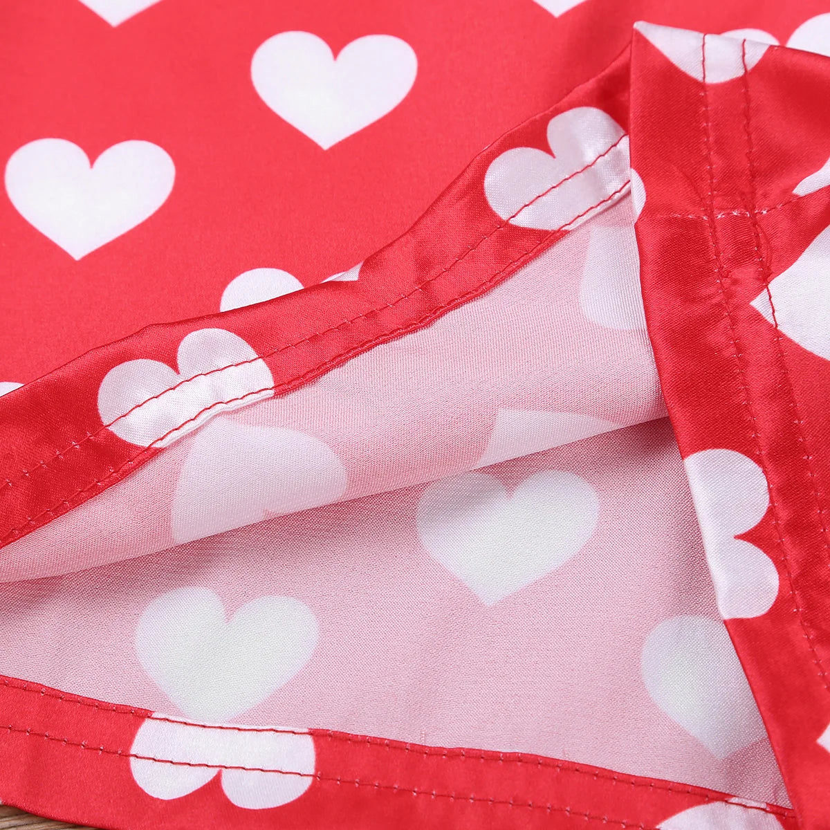 Men's Loose Heart Print Boxer Shorts