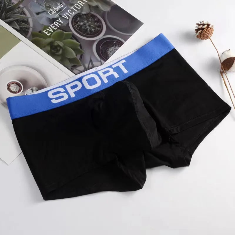 Underwear for men Sexy Organic Cotton Boxers Shorts Underpants mens Soft  Man for boys Men Freegun U Convex Elephant Trunk nose