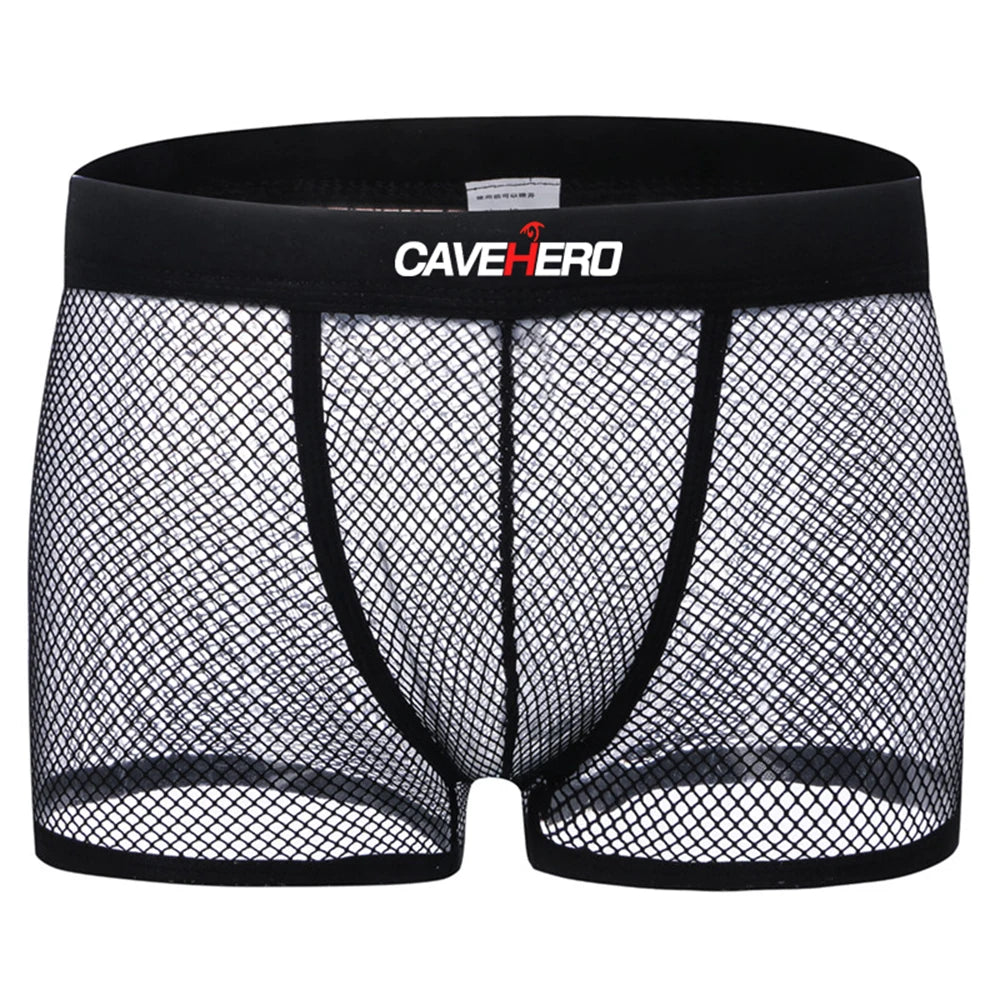 Transparent Mens Boxer Briefs by CAVEHERO