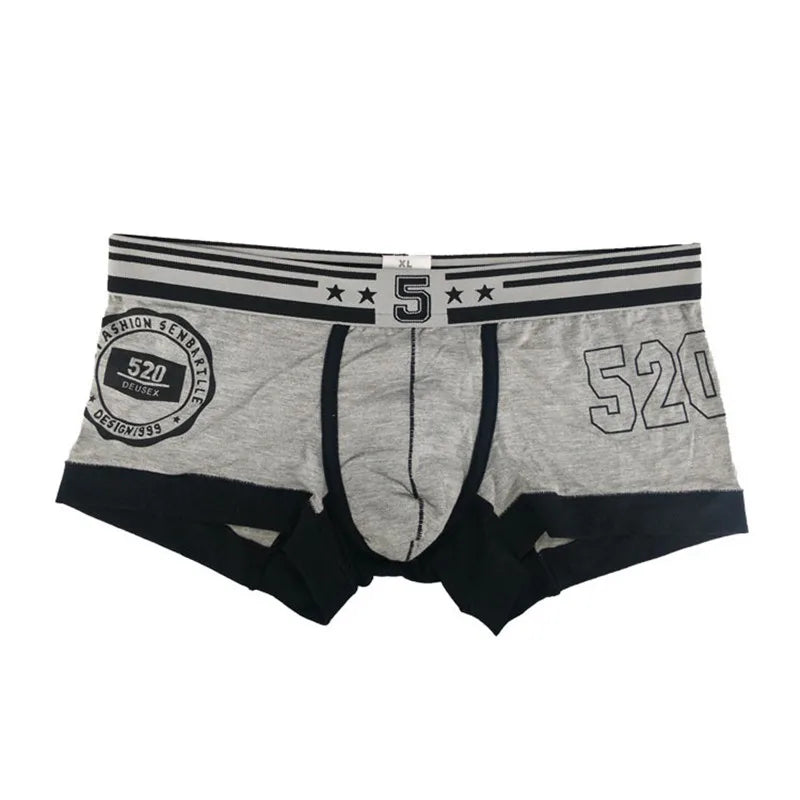 Cotton Low Waist Printed Boxer Shorts for Men