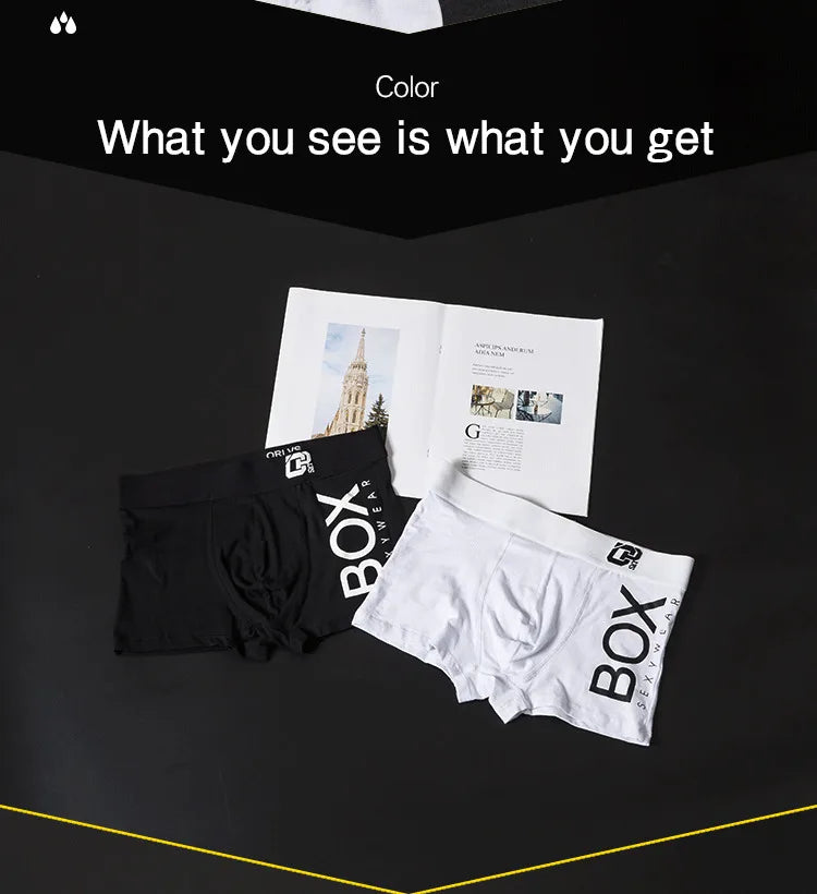 Men's Boxer Shorts by ORLVS in Cotton Spandex