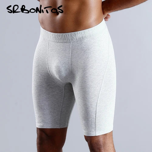 Men's Cotton Boxer Shorts B7 White