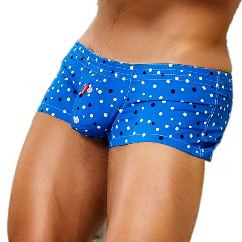 Cotton Boxer Shorts for Men by SEOBEAN