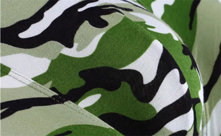 Men Camouflage Boxer Shorts 4pcs Modal Cotton