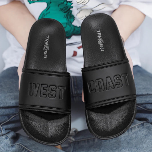 Men's Summer Indoor Outdoor Slippers Clogs with Massage Sole