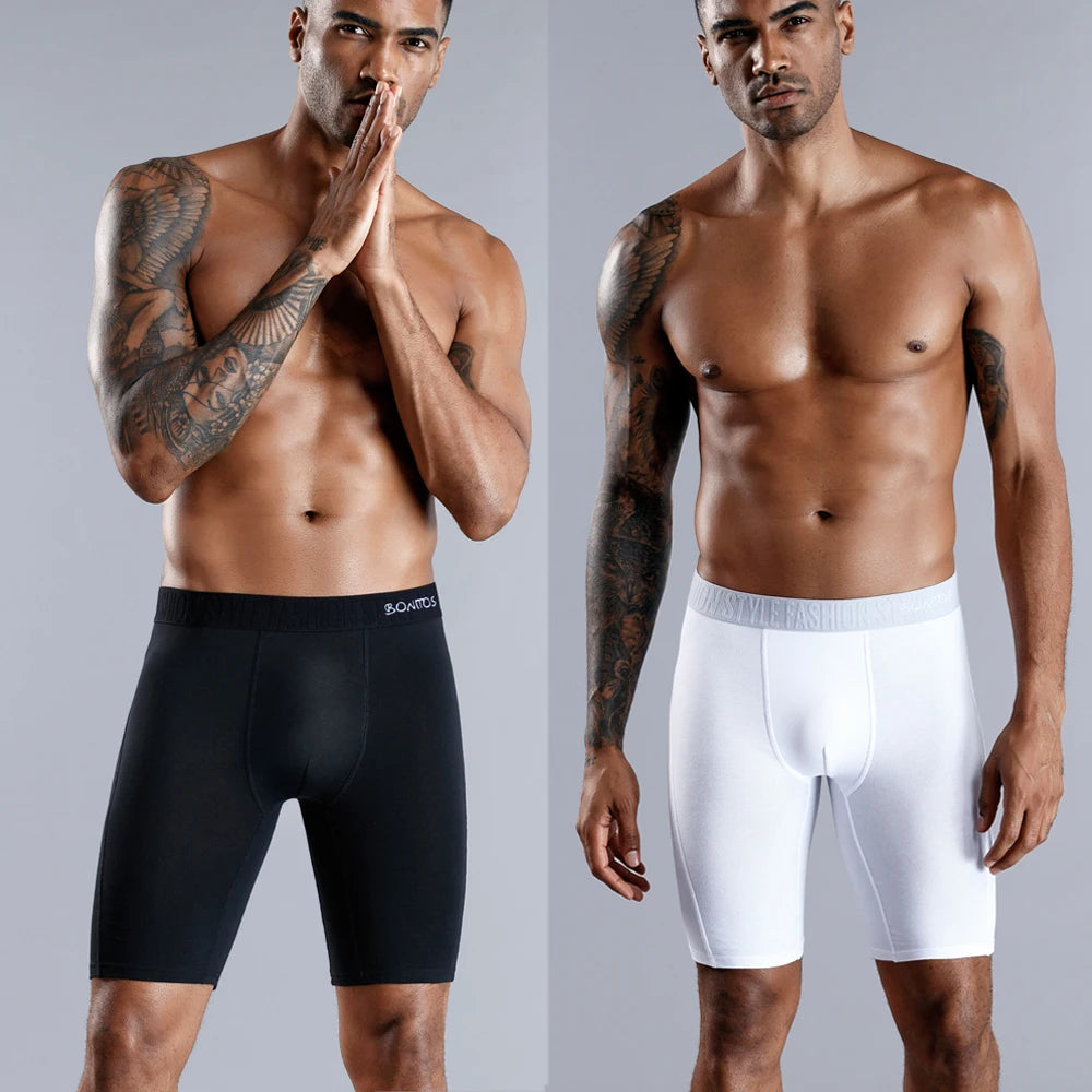 Men's Cotton Boxer Shorts B7 White