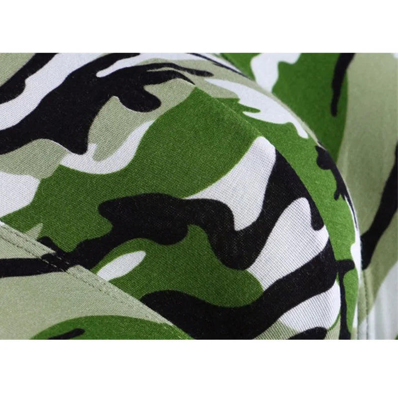 Men Camouflage Boxer Shorts 4pcs Modal Cotton