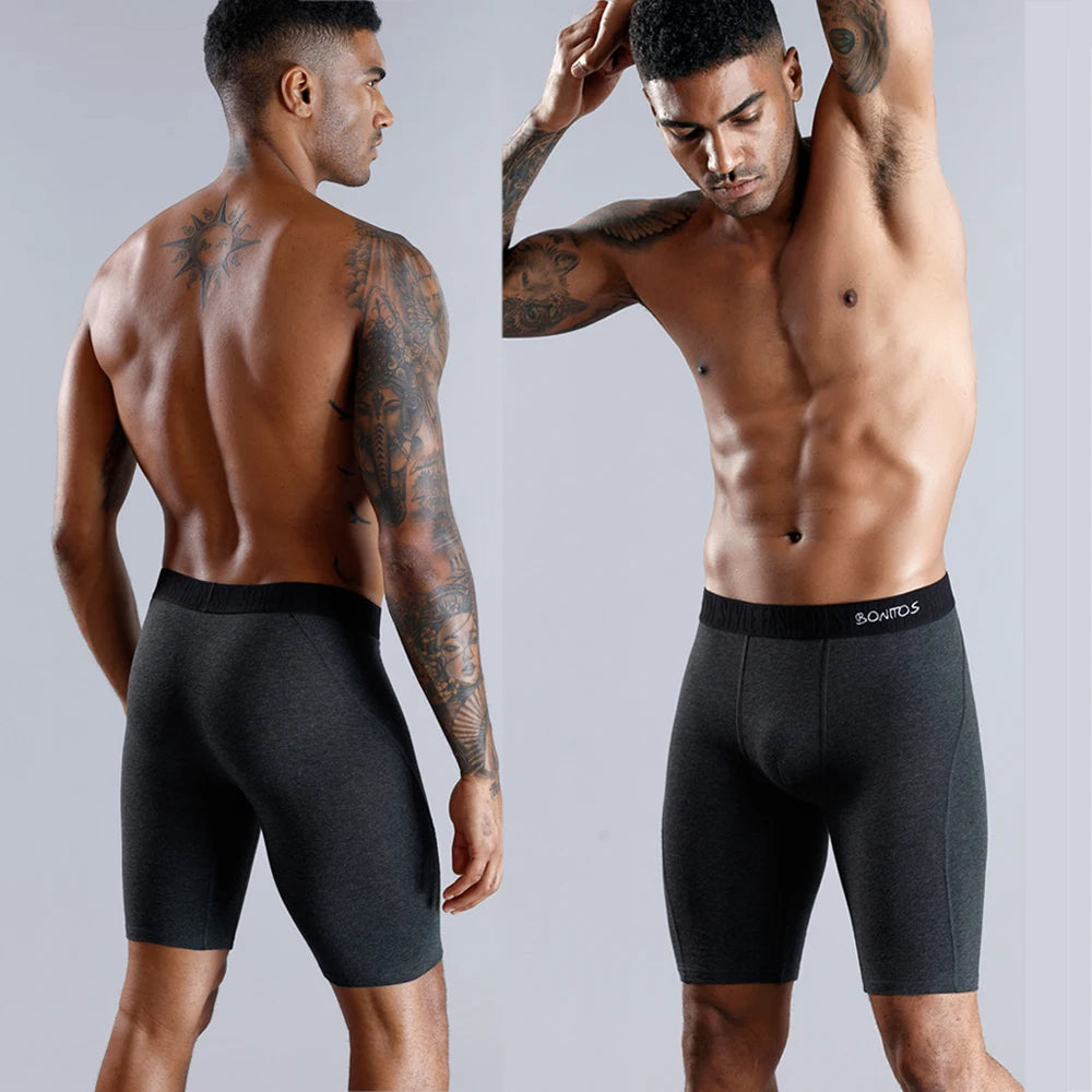Men's Cotton Boxer Shorts B7 White