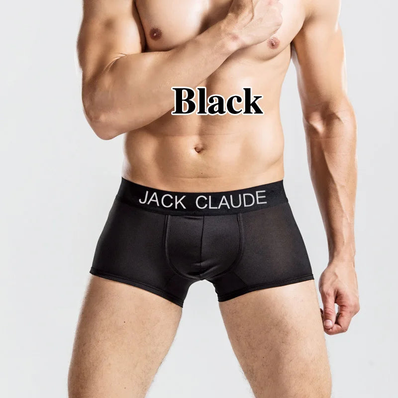 Men's Boxer Shorts Underwear in Nylon and Polyester Blend