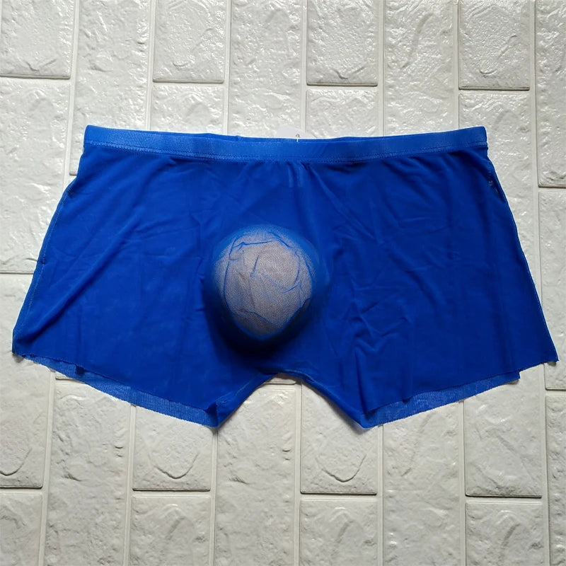 Men's Boxer Shorts Transparent Underwear Comfortable Elastane