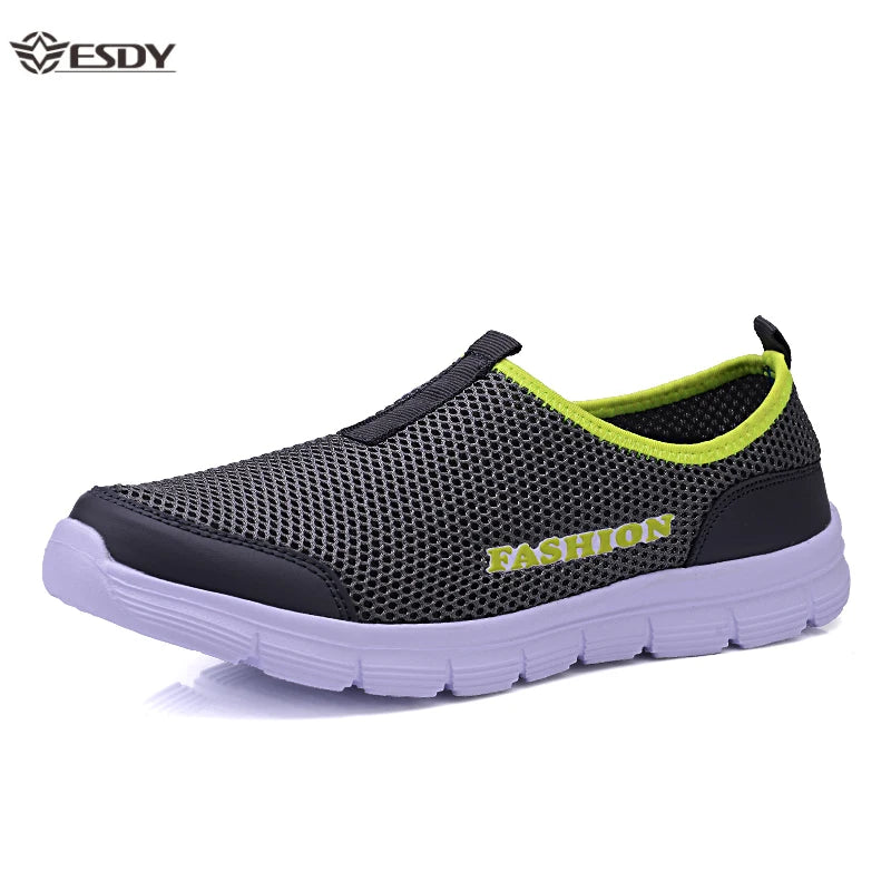 Men's Casual Loafers Breathable Mesh Slip-On Shoes