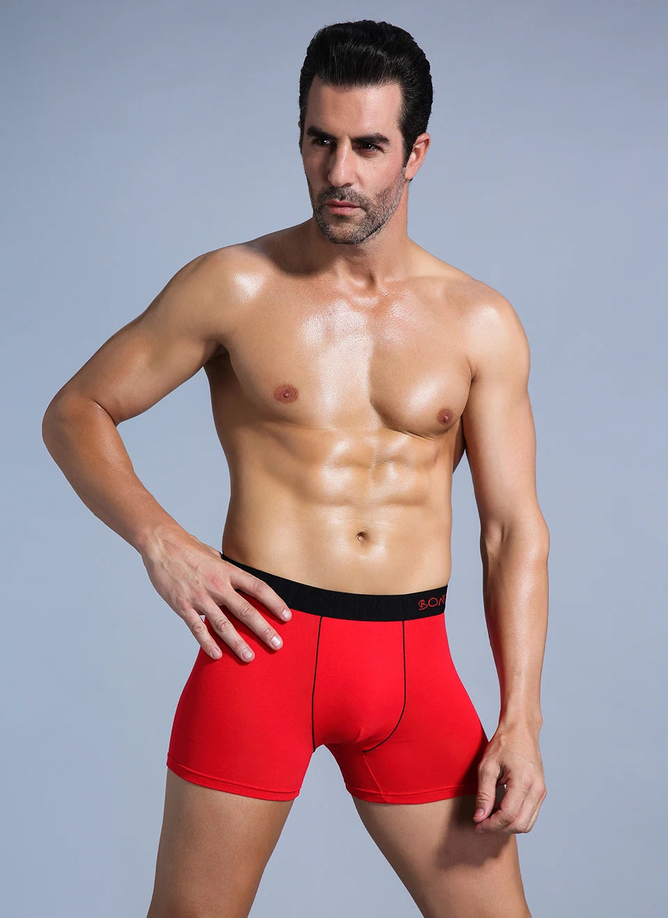 3pcs/lot Male Cotton Boxershorts for Men Colour Variety