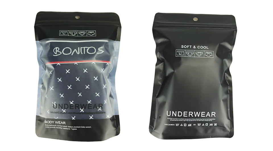 3pcs/lot Male Cotton Boxershorts for Men Colour Variety