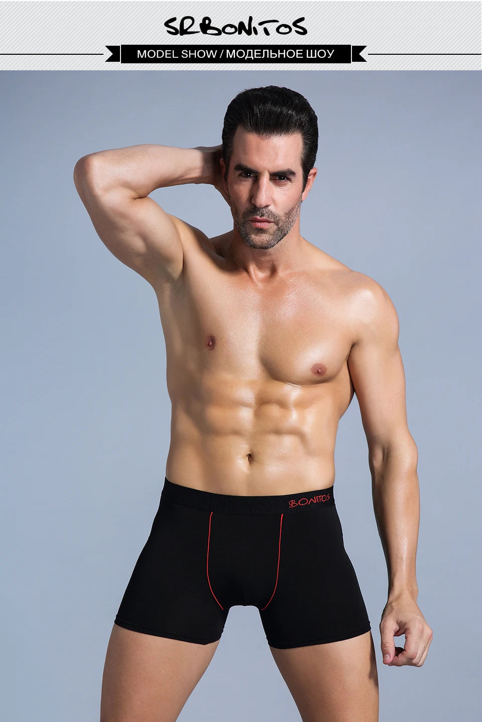 3pcs/lot Male Cotton Boxershorts for Men Colour Variety