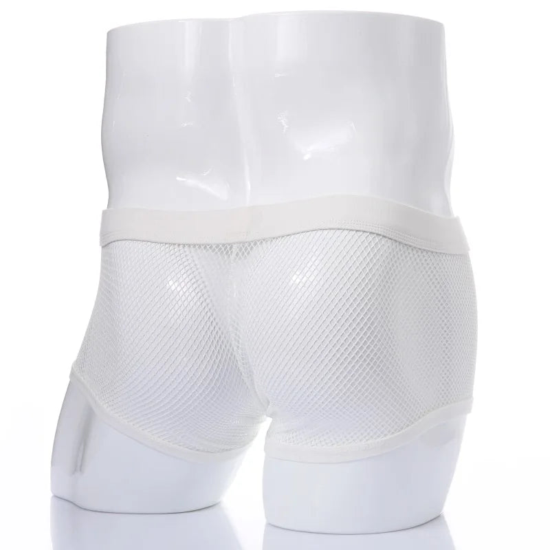 Mesh Boxers for Men Transparent Underwear Boxer Shorts