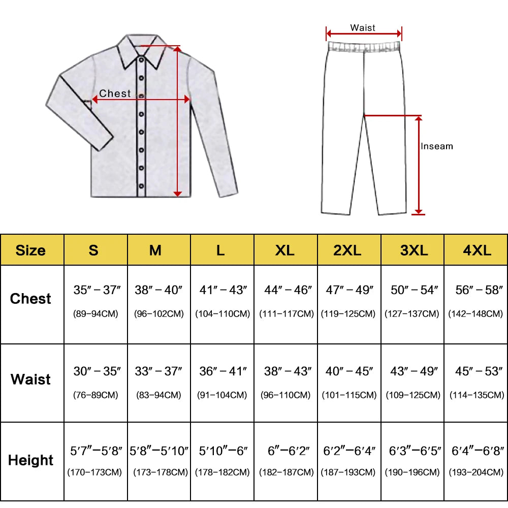 LONXU Men's Silk Satin Pajamas Set Loungewear