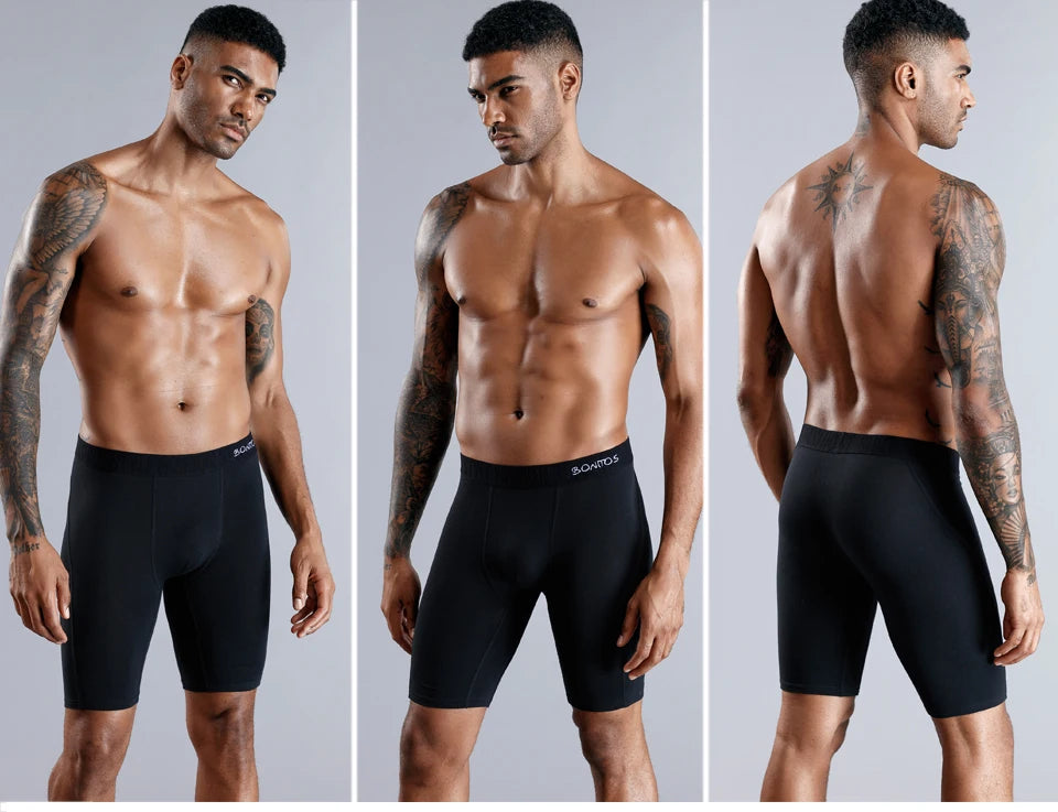 Men's Cotton Boxer Shorts B7 White