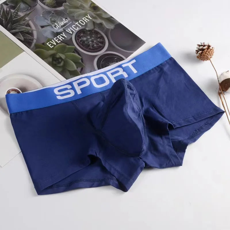 Underwear for men Sexy Organic Cotton Boxers Shorts Underpants mens Soft  Man for boys Men Freegun U Convex Elephant Trunk nose