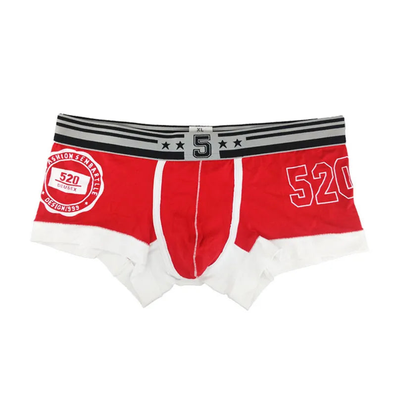 Cotton Low Waist Printed Boxer Shorts for Men