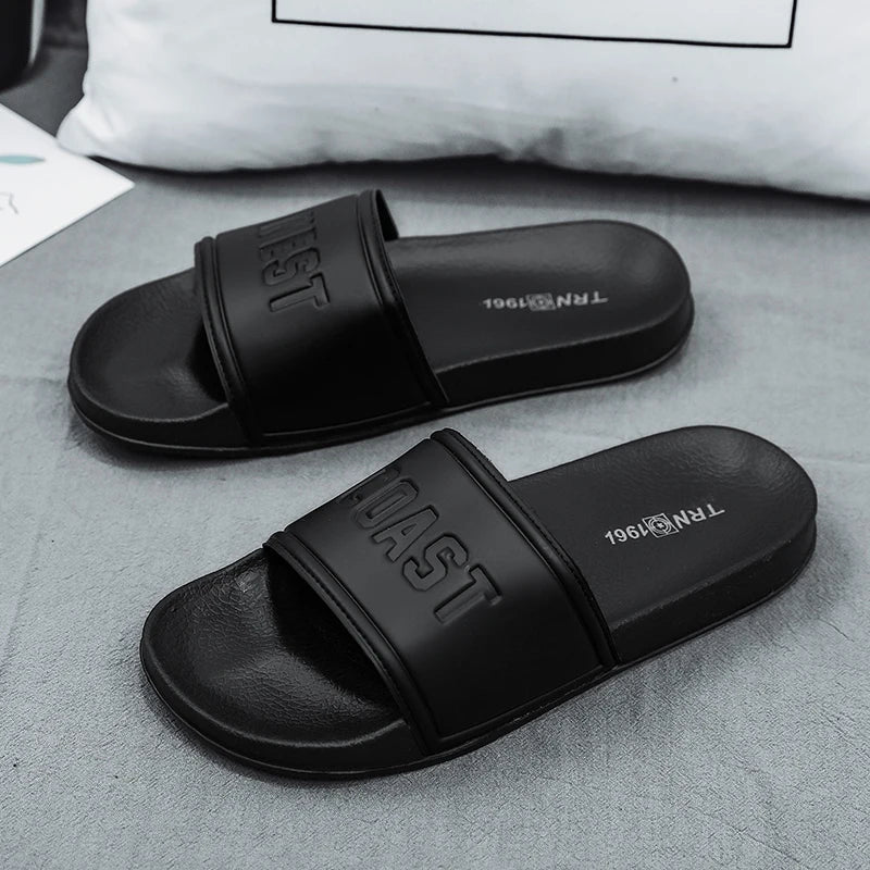 Men's Summer Indoor Outdoor Slippers Clogs with Massage Sole