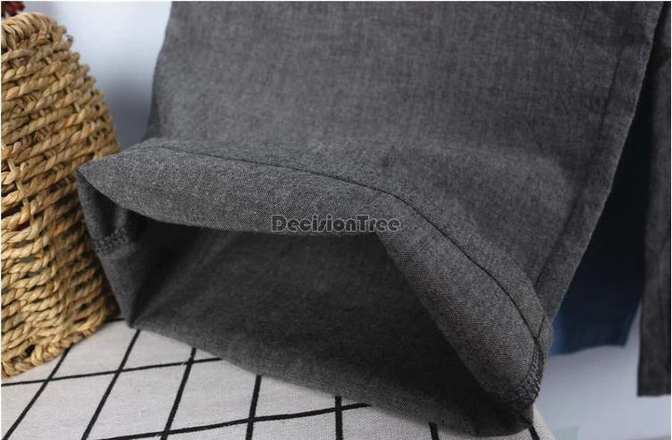 DecisionTree Japanese Style Cotton Linen Men Pajamas