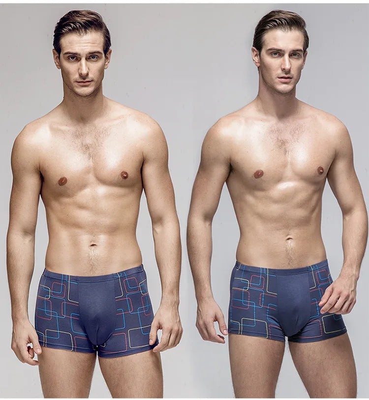 Men's Modal Boxer Shorts Breathable Underwear 2XL-7XL