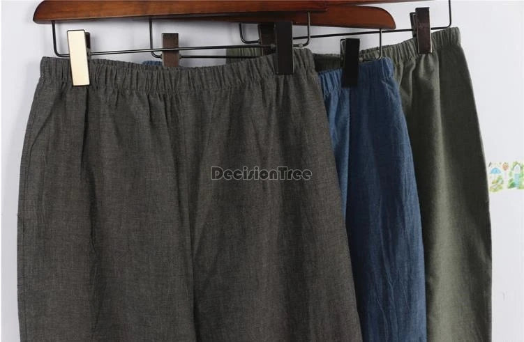 DecisionTree Japanese Style Cotton Linen Men Pajamas