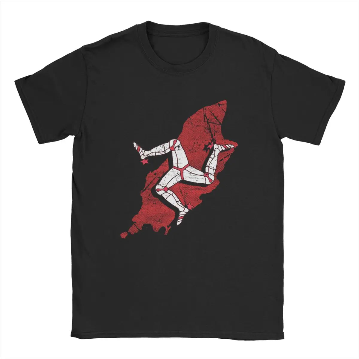 Men's Isle Of Man TT T Shirt Road Racing Motorcycle Pure Cotton Tops Funny Short Sleeve Round Collar Tees Party T-Shirt