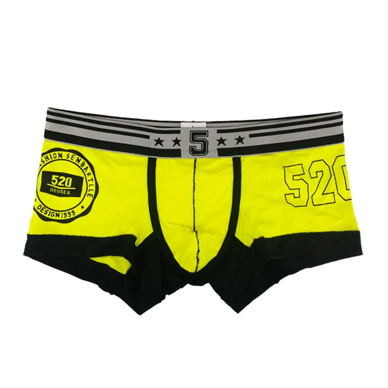 Cotton Low Waist Printed Boxer Shorts for Men