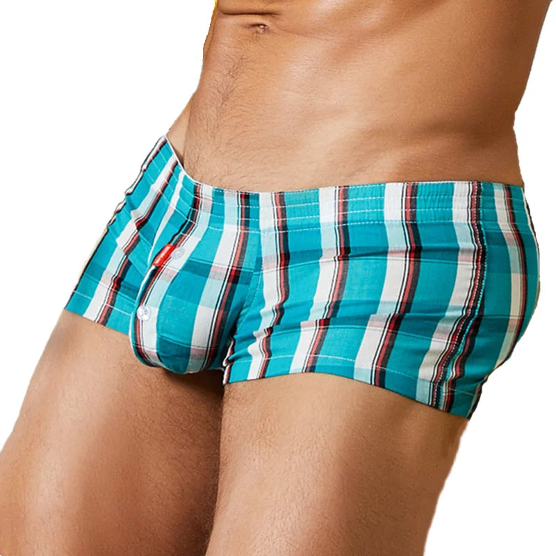 Cotton Boxer Shorts for Men by SEOBEAN