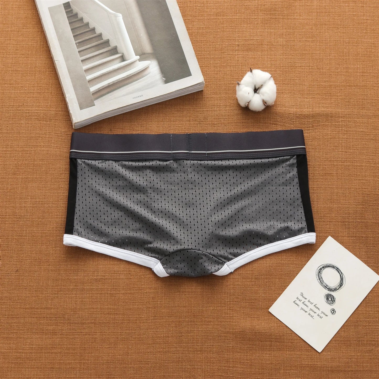 UXST Brand Men's Low Waist Fashion Boxers