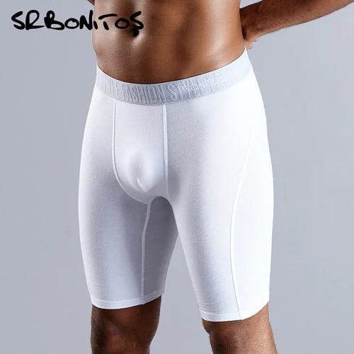 Men's Cotton Boxer Shorts B7 White