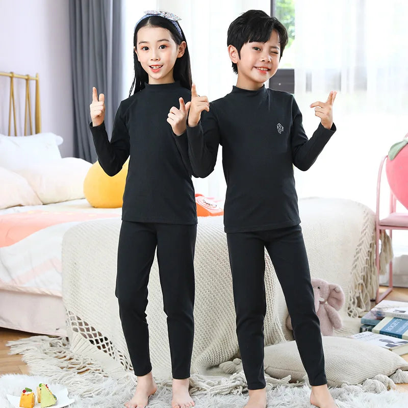 Children's Thermal Underwear Set Autumn And Winter Thick Boy And Girls Clothing