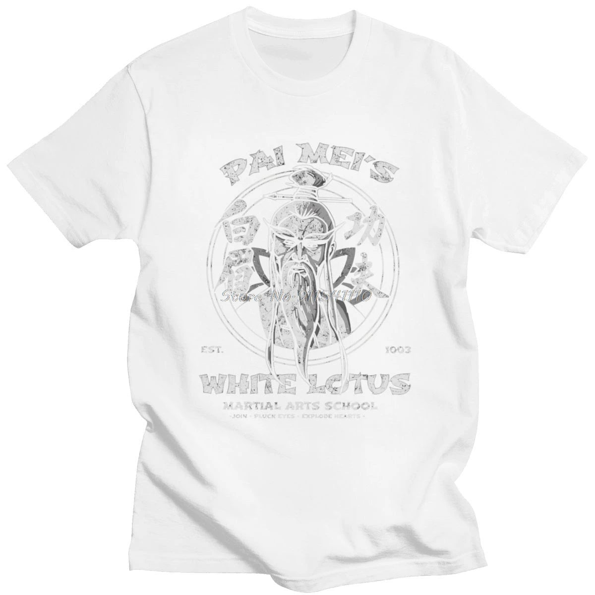 Pai Mei Kill Bill Cotton T-Shirt for Men