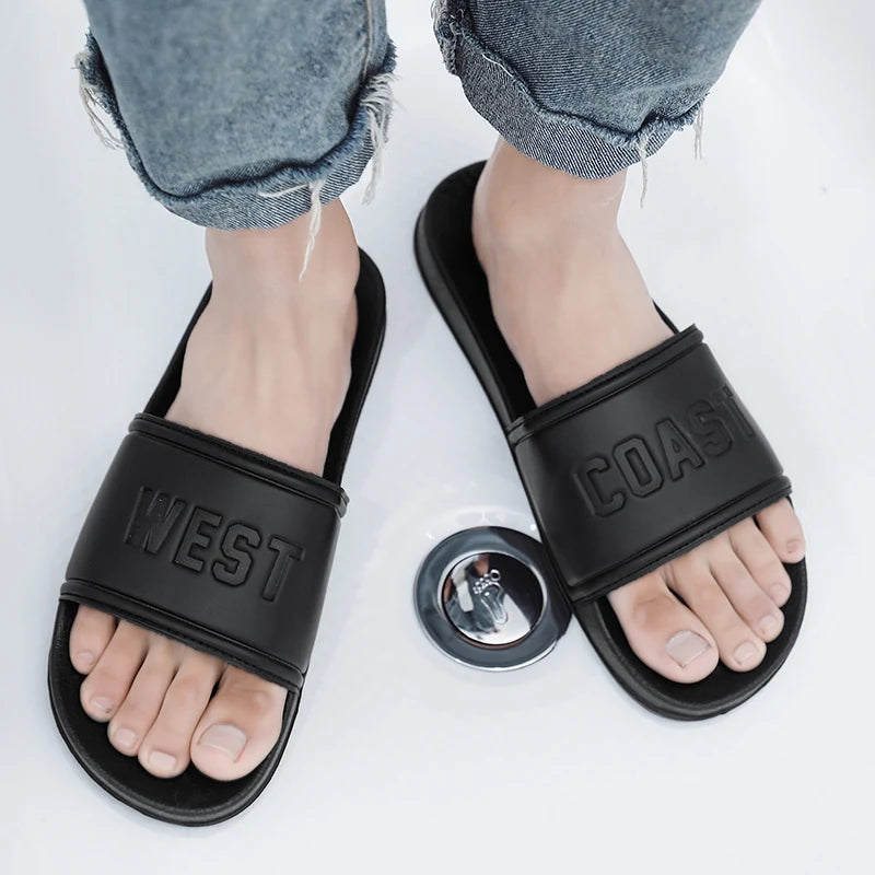Men's Summer Indoor Outdoor Slippers Clogs with Massage Sole