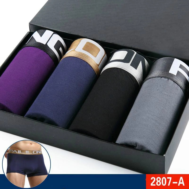 Men's Printed Modal Spandex Boxer Shorts