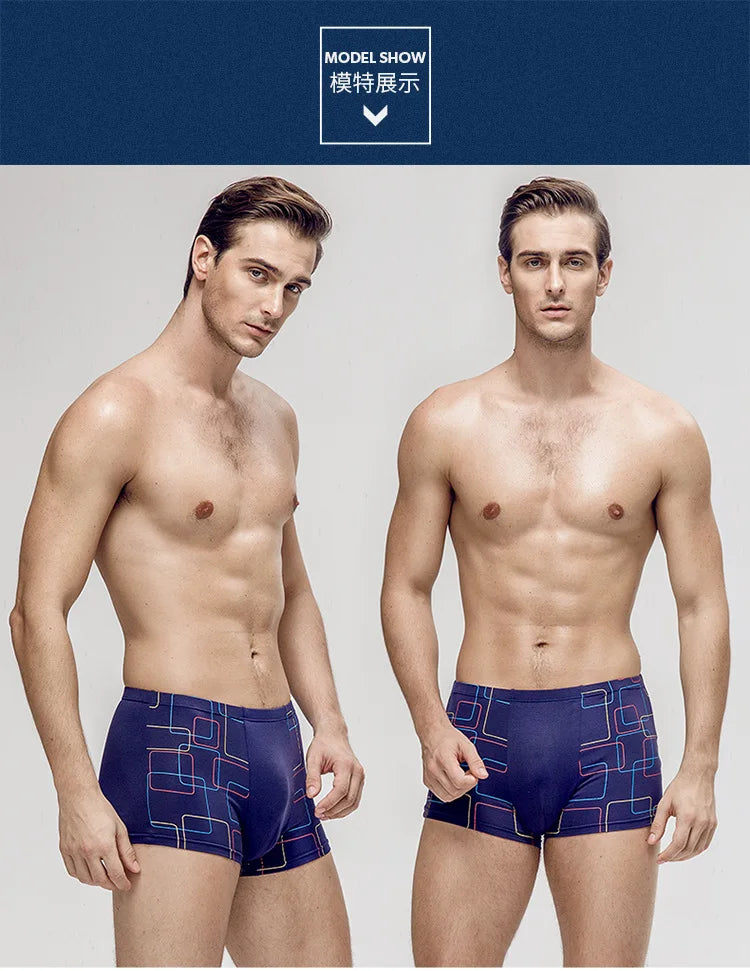 Men's Modal Boxer Shorts Breathable Underwear 2XL-7XL