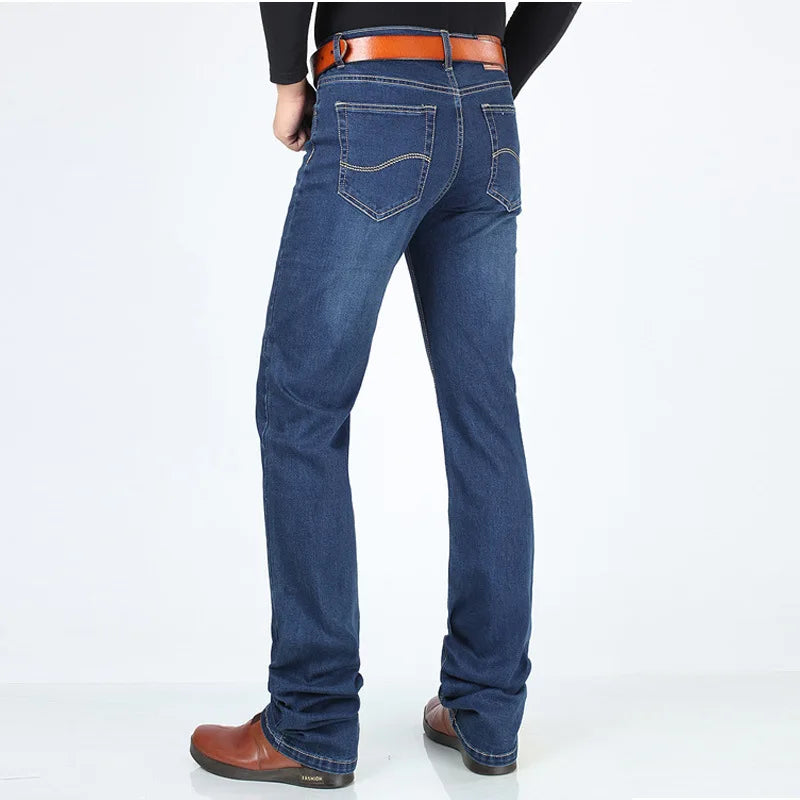 Men's Casual Denim Pants Autumn Spring 120 Cm Long Jeans