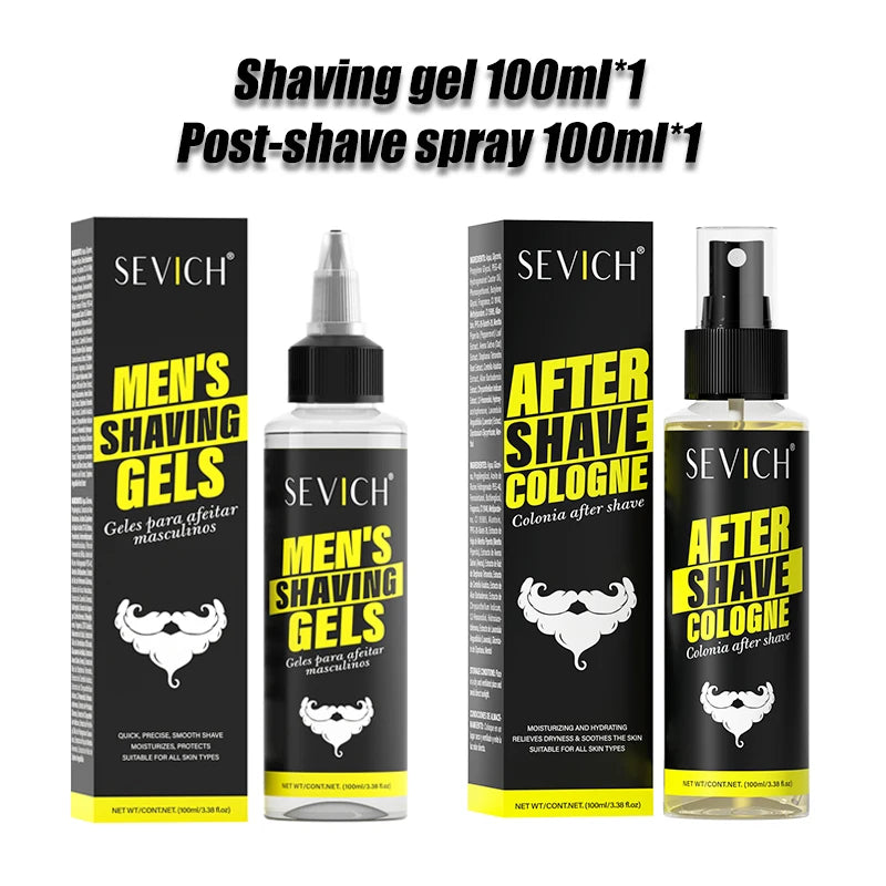 Men Shaving Gel 100ml Non-irritating Beard Care