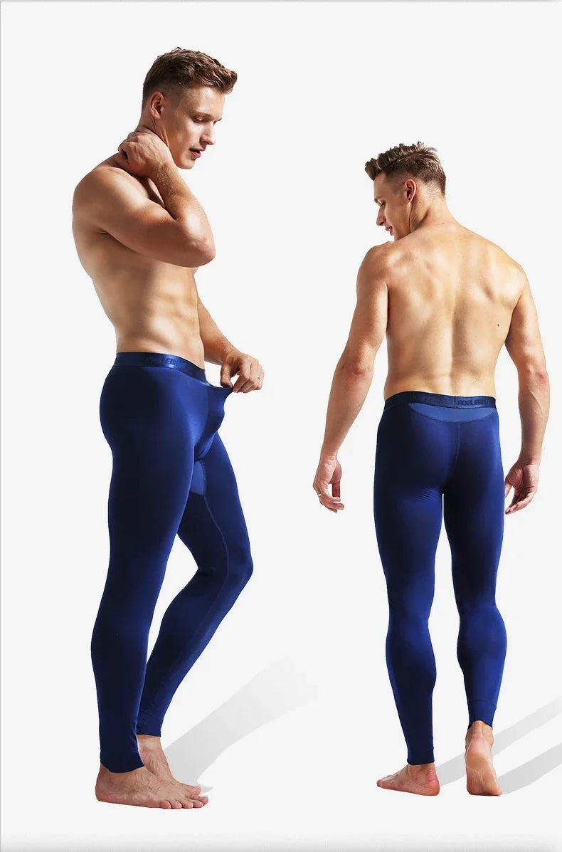 Thin Cotton Long Johns Men's Thermal Underwear