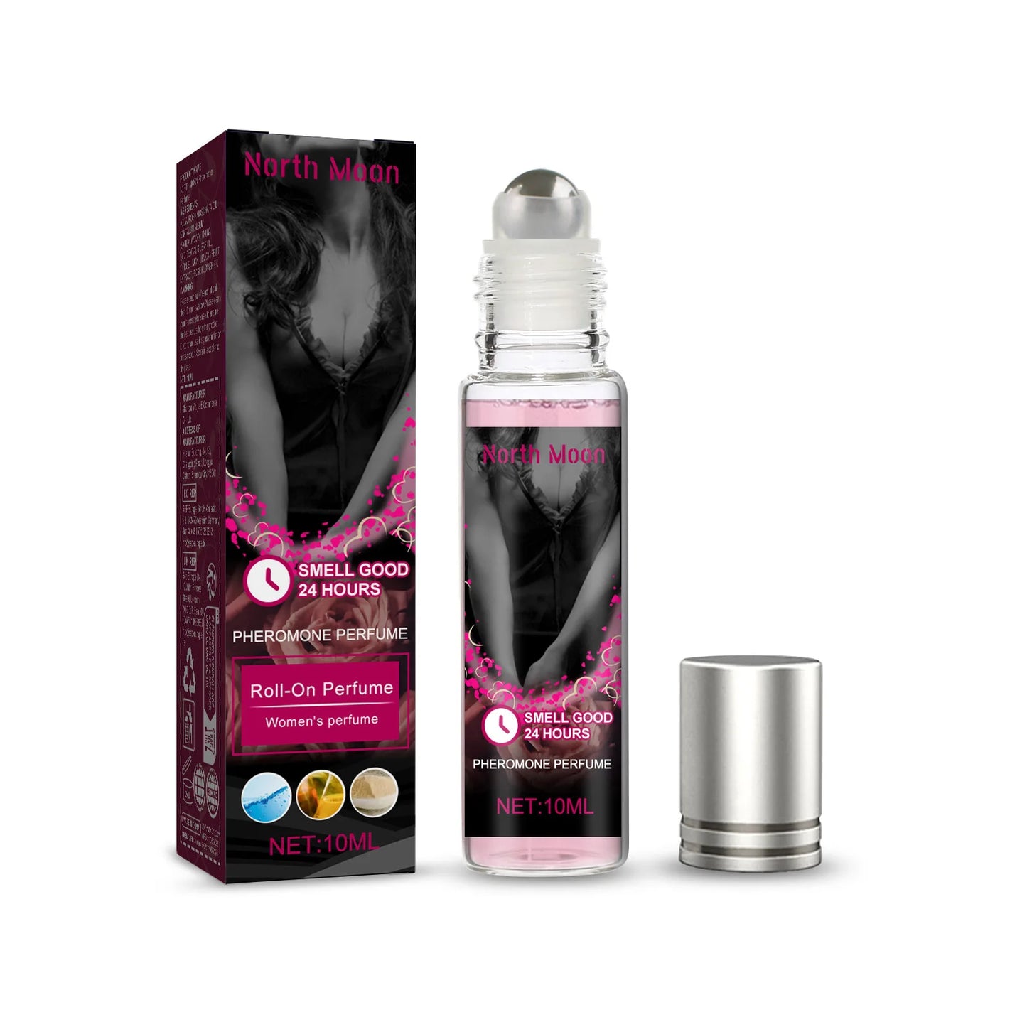 Natural Pheromone Roll-On Perfume, 10ml, Portable Use