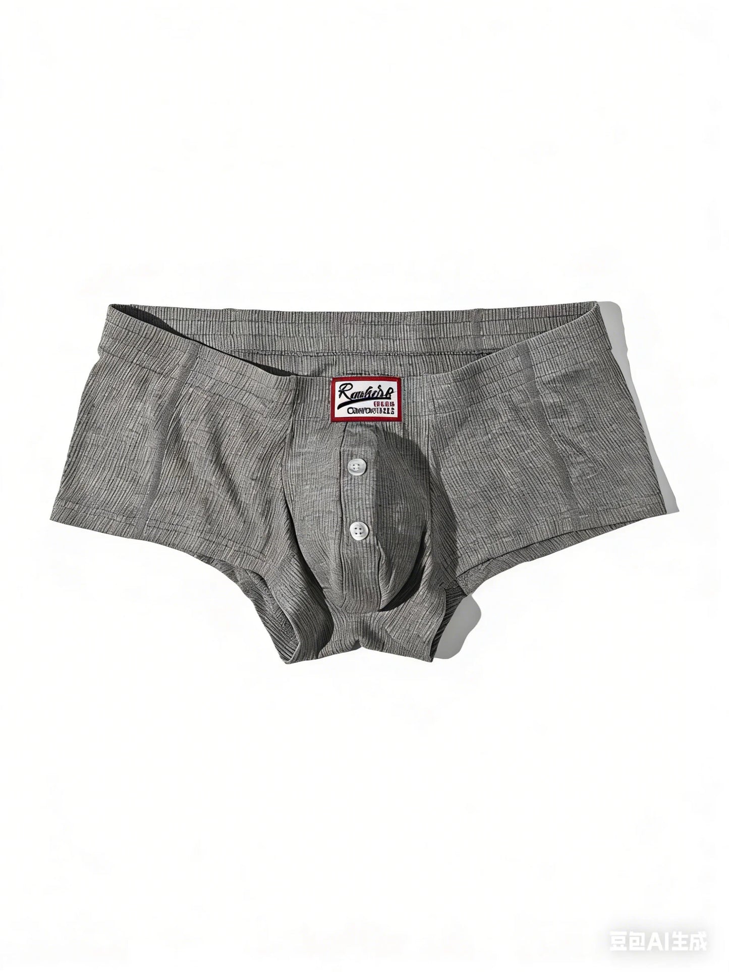 Men's Boxer Shorts Low-Waist Underwear U Convex Pouch