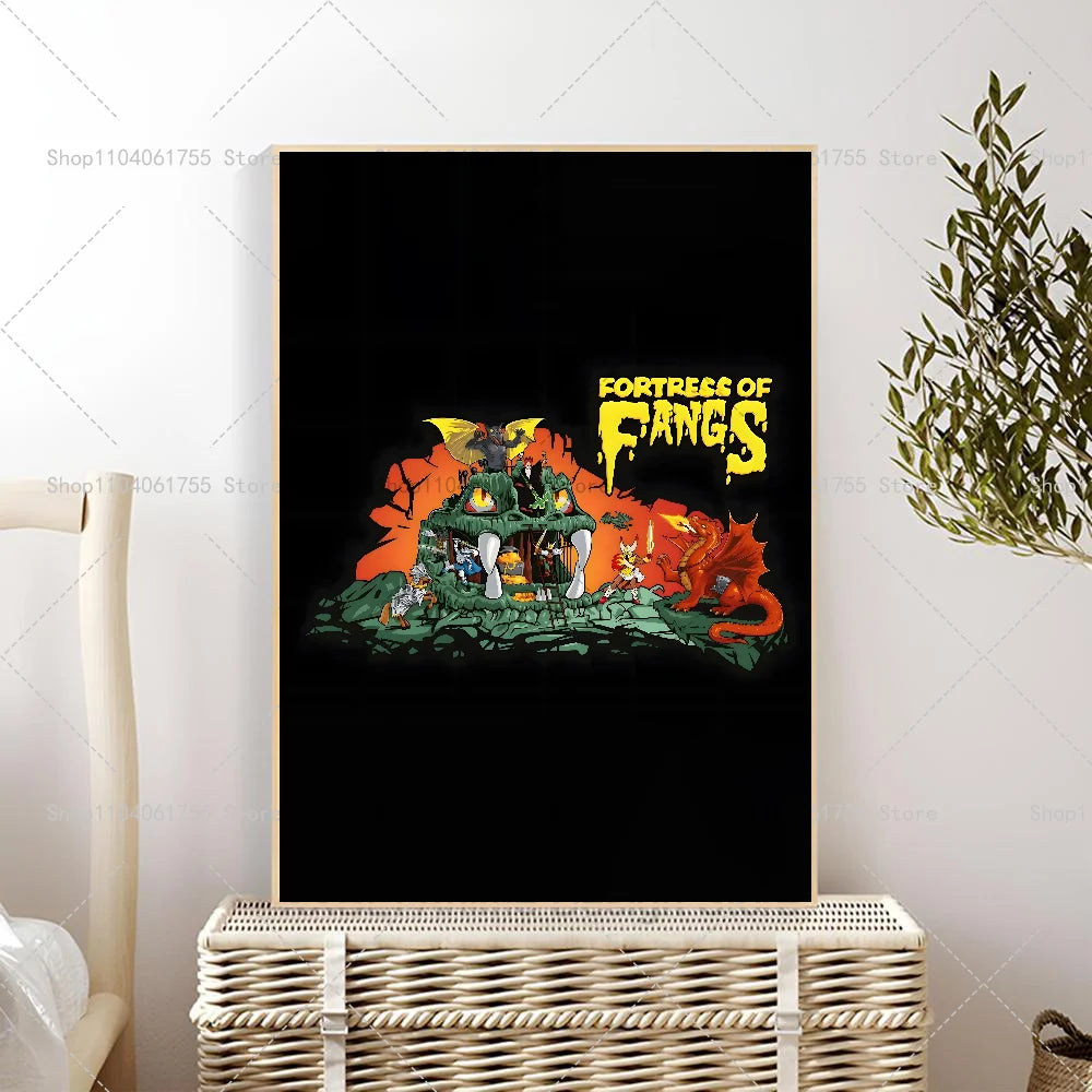 1PC Role playing Games Dungeons & Dragons Poster Self-adhesive Art Waterproof Paper