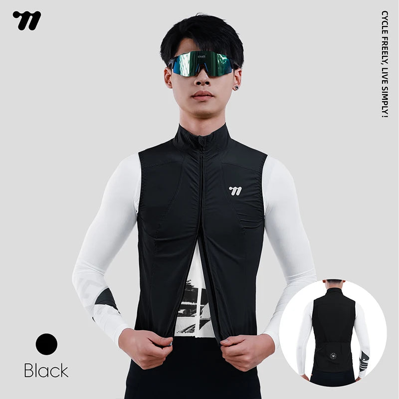 West Biking Men's Cycling Vest Windbreaker Lightweight